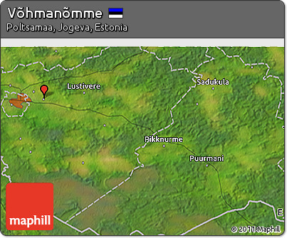 Satellite 3D Map of Võhmanõmme