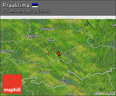 Satellite 3D Map of Praaklima