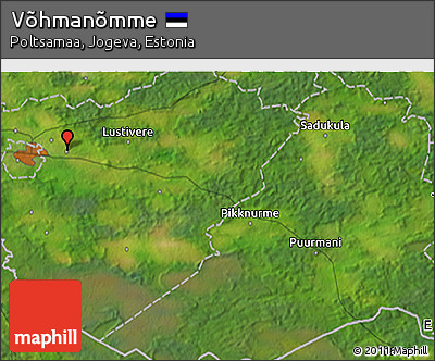Satellite 3D Map of Võhmanõmme
