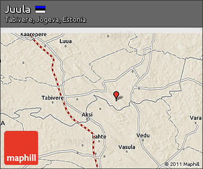 Shaded Relief 3D Map of Juula
