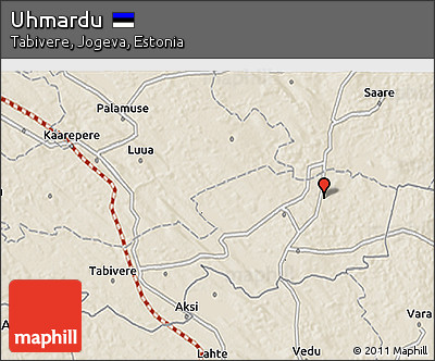 Shaded Relief 3D Map of Uhmardu