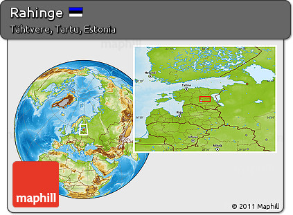 Physical Location Map of Rahinge