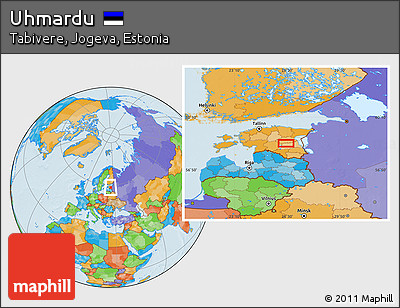 Political Location Map of Uhmardu