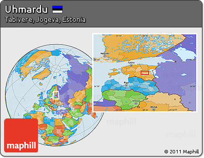 Political Location Map of Uhmardu