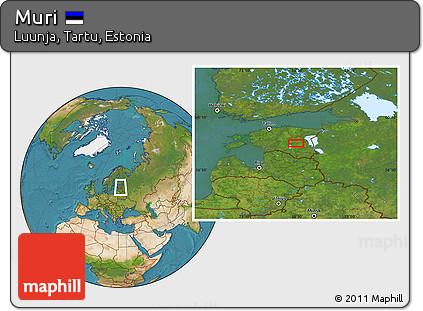 Satellite Location Map of Muri
