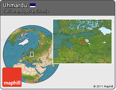 Satellite Location Map of Uhmardu