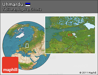 Satellite Location Map of Uhmardu