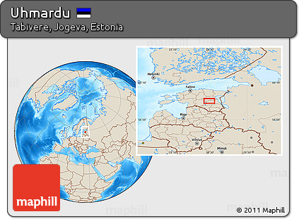 Shaded Relief Location Map of Uhmardu