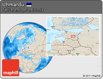 Shaded Relief Location Map of Uhmardu
