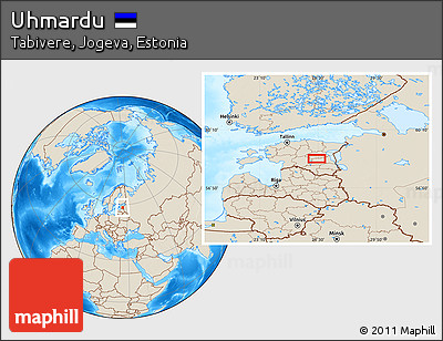 Shaded Relief Location Map of Uhmardu