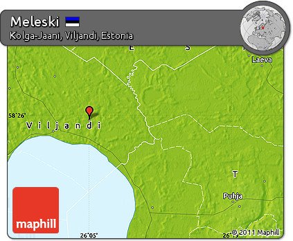 Physical Map of Meleski