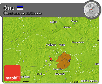 Physical Map of Õssu