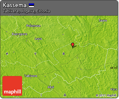 Physical Map of Kassema