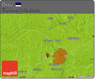 Physical Map of Õssu