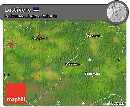 Satellite Map of Lustivere
