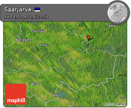 Satellite Map of Saarjärve