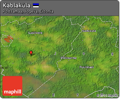 Satellite Map of Kablaküla