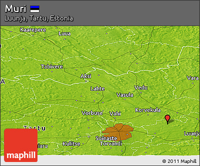 Physical Panoramic Map of Muri