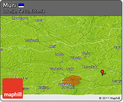 Physical Panoramic Map of Muri