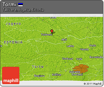 Physical Panoramic Map of Tormi