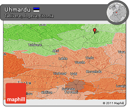 Political Panoramic Map of Uhmardu