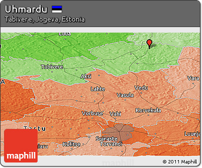 Political Panoramic Map of Uhmardu