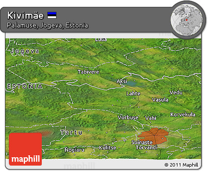 Satellite Panoramic Map of Kivimäe