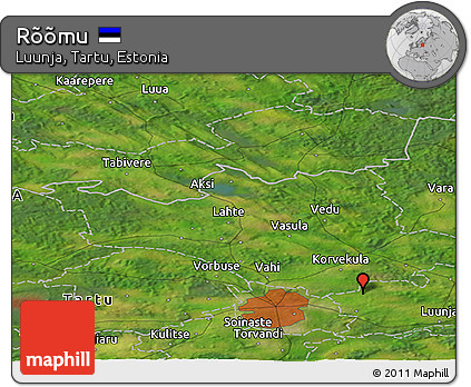 Satellite Panoramic Map of Rõõmu
