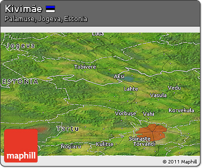 Satellite Panoramic Map of Kivimäe