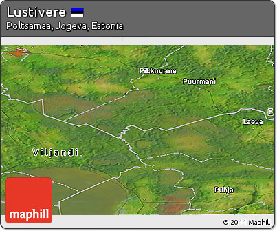 Satellite Panoramic Map of Lustivere