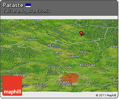 Satellite Panoramic Map of Pataste