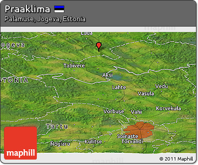 Satellite Panoramic Map of Praaklima