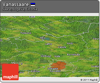 Satellite Panoramic Map of Vanassaare