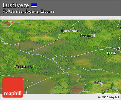 Satellite Panoramic Map of Lustivere