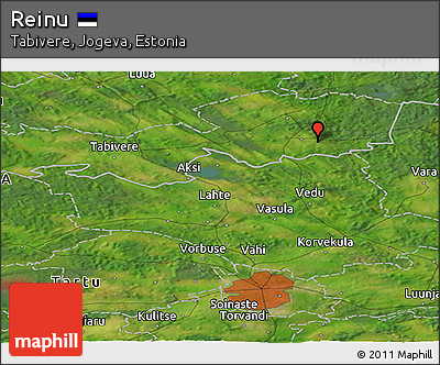 Satellite Panoramic Map of Reinu