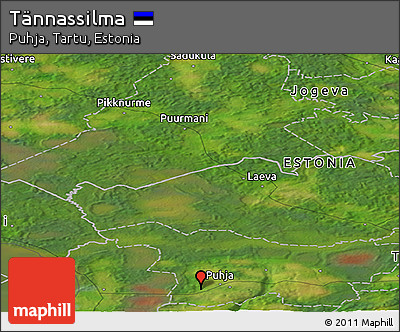 Satellite Panoramic Map of Tännassilma