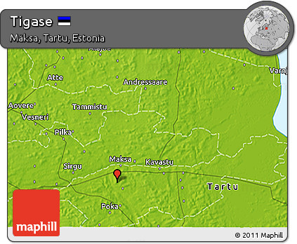 Physical 3D Map of Tigase
