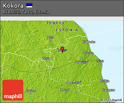 Physical 3D Map of Kokora