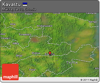 Satellite 3D Map of Kavastu