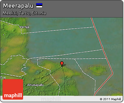 Satellite 3D Map of Meerapalu