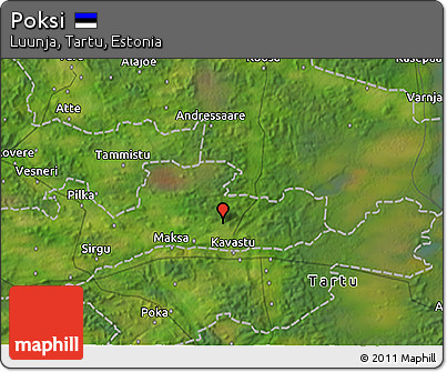 Satellite 3D Map of Poksi