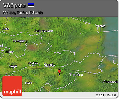 Satellite 3D Map of Võõpste
