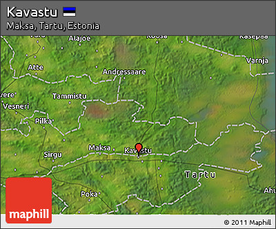 Satellite 3D Map of Kavastu