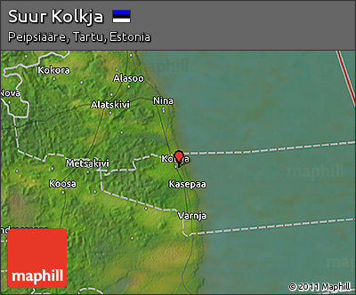 Satellite 3D Map of Suur Kolkja