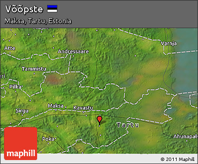 Satellite 3D Map of Võõpste
