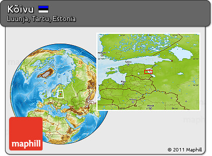 Physical Location Map of Kõivu