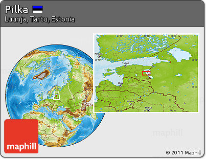 Physical Location Map of Pilka