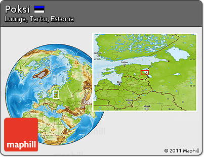 Physical Location Map of Poksi