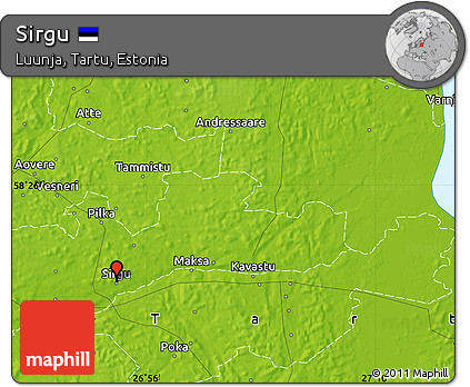 Physical Map of Sirgu