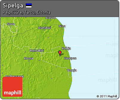Physical Map of Sipelga